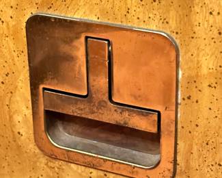 MCM Dining Room Hutch — has matching table, chairs, and buffet server