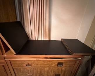 MCM Dining Room Buffet Server — has matching table, chairs, and hutch