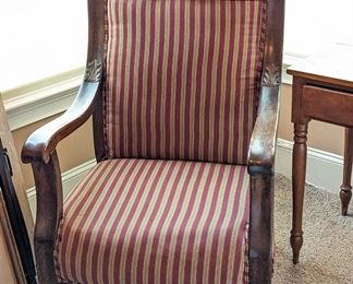 Antique carved arm chair