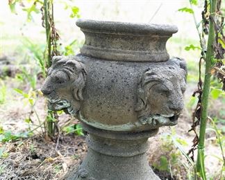 stone bird bath