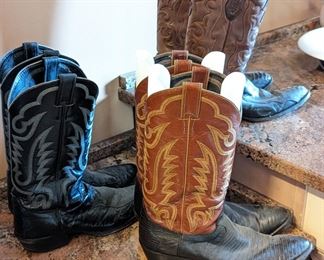 Justin cowboy boots sizes 10 and 11