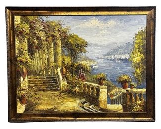 Textured Landscape Oil on Canvas
