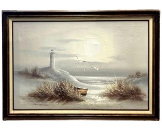 Signed Philip Sander Oil on Canvas

