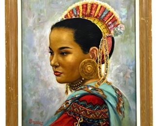 Signed Fortunato Jervoso Oil on Panel
