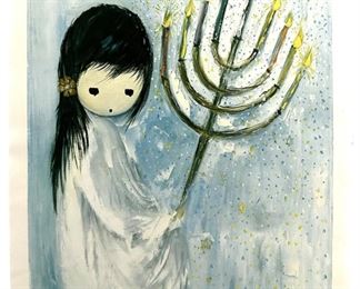 Signed Ted DeGrazia “Festival of Lights" Print
