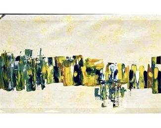 Modern Abstract Oil on Canvas
