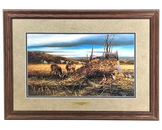 1981 "Sharing the Bounty" Print by Terry Redlin
