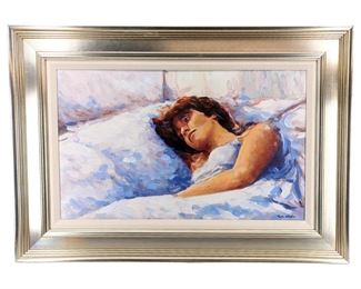 Stephen Sebastian Sunday Morning Oil Painting
