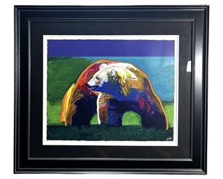 Signed John Nieto “Bear" Serigraph
