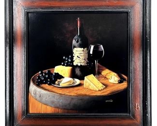 Signed Michael Whitlow Still Life Giclee
