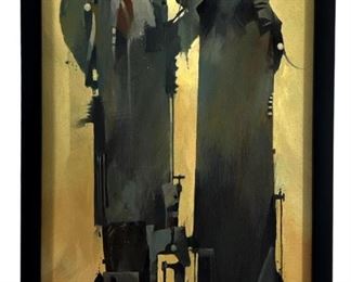 Signed Bruce Holwerda Oil on Canvas
