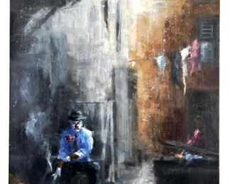 Signed Brian Sope Sad Clown Giclee
