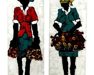 Signed JR Le Grange Acrylic on Canvas
