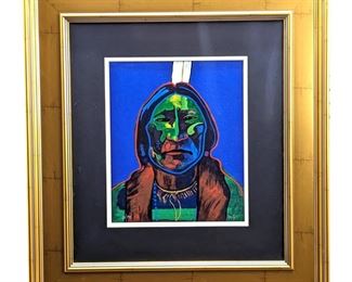 John Nieto "Red Cloud" Serigraph
