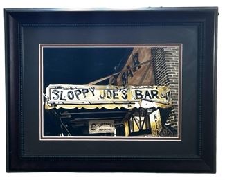 Signed Ian Monk “Sloppy Joe’s Bar" Serigraph
