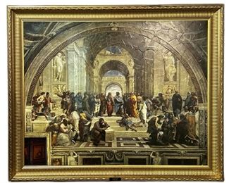 Raphael Sanzio “The School of Athens" Giclee
