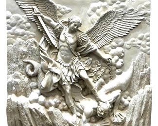 “Archangel Michael Defeating Satan" Frieze
