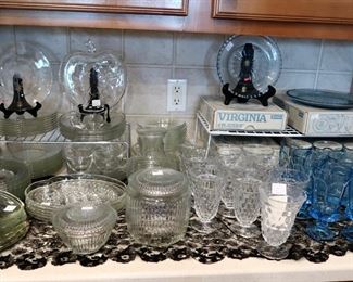 Fostoria & Depression Glass Storage Items