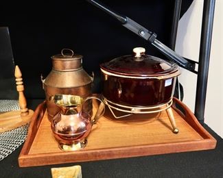 MCM Bean Pot and Copper items