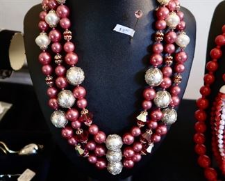 Vintage Beaded Necklaces and Earrings
