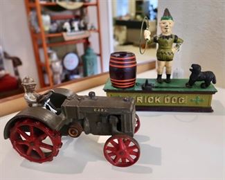 Antique Cast Iron Tractor