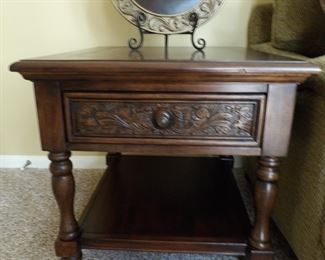 Bernhardt side table, square