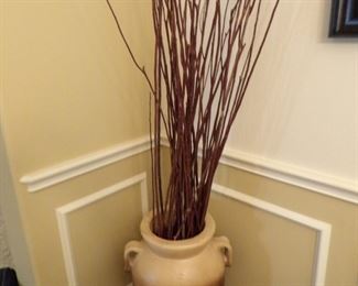 Large ceramic urn decor