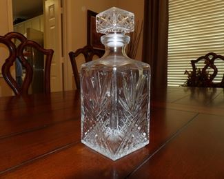Italian cut glass Covetro decanter