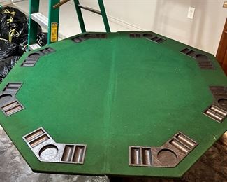Poker table topper (foldable)