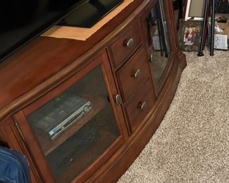 Universal Furniture TV hutch with storage