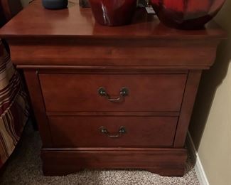 Solid wood nightstand