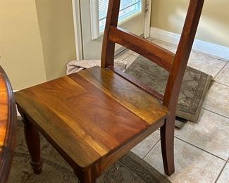 Wooden dining chairs