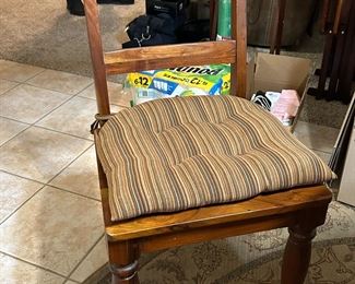 Wooden dining chairs