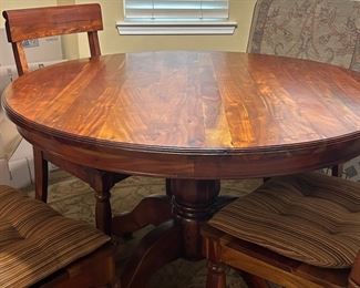 Circular kitchen table