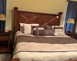 A.R.T Furniture Headboard and footboard, mattress and box spring