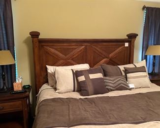 A.R.T Furniture Headboard and footboard, mattress and box spring