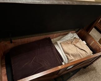 A.R.T Furniture Storage cabinet with leather top