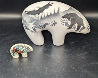 Southwest pottery bears