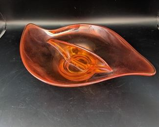 Orange viking glass
