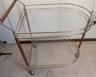 MCM bar cart