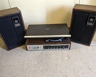 Record player and speakers