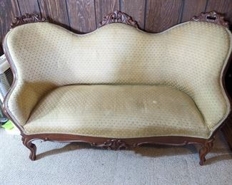 Antique fainting sofa