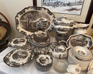 Johnson Bros China set and serving pieces