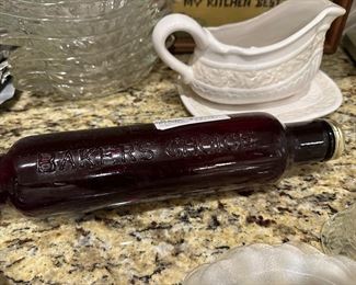 Vintage Baker’s Choice glass rolling pin