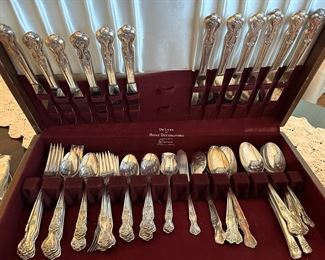 Silver plate flatware