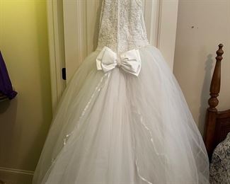 Vintage ball gown wedding dress