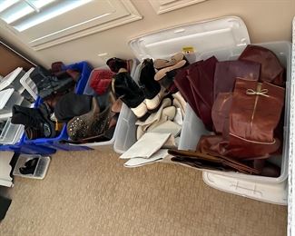 Tons of women’s shoes and boots