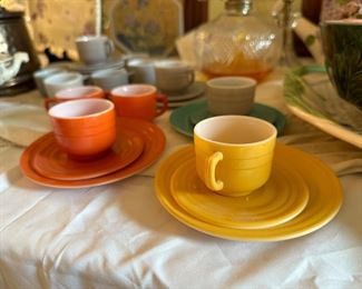 Vtg Hazel Atlas little Hostess tea set