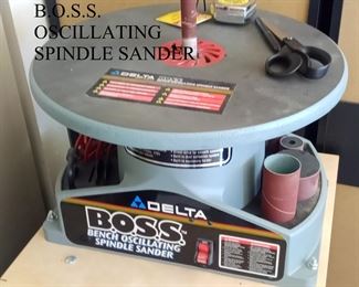 B.O.S.S.   Bench Oscillating Spindle Sander