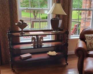 Maitland Smith 3 tier console table